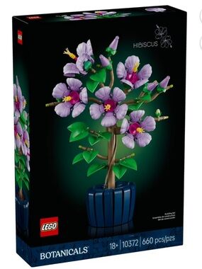 LEGO Botanicals Hibiscus Building Set - Purple for 18+, 660 pieces